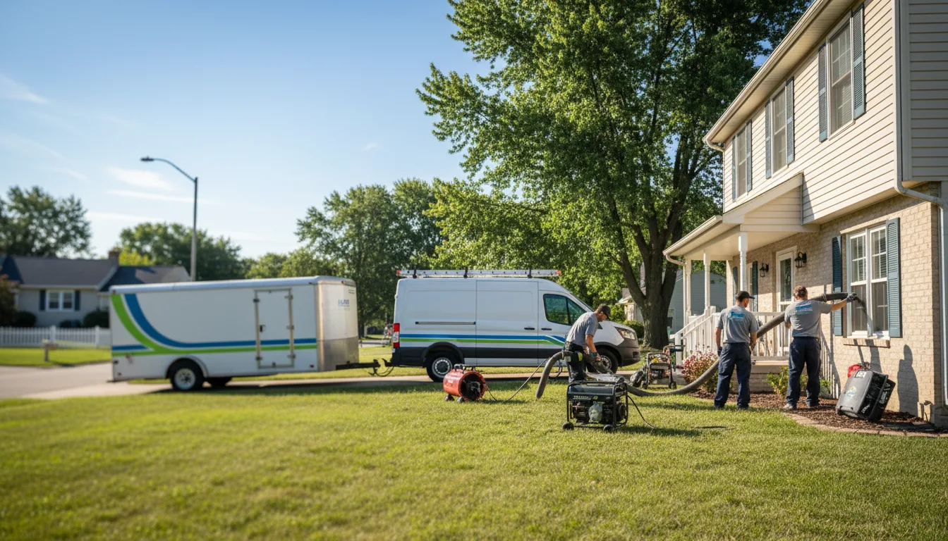 Flooded Basement Restoration And Cleanup With Repair in La Salle, MN near me